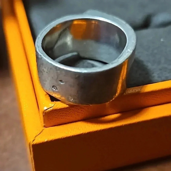 Hermes Candy H Sterling Silver 925 Ring size 6.5 - Picture 4 of 6